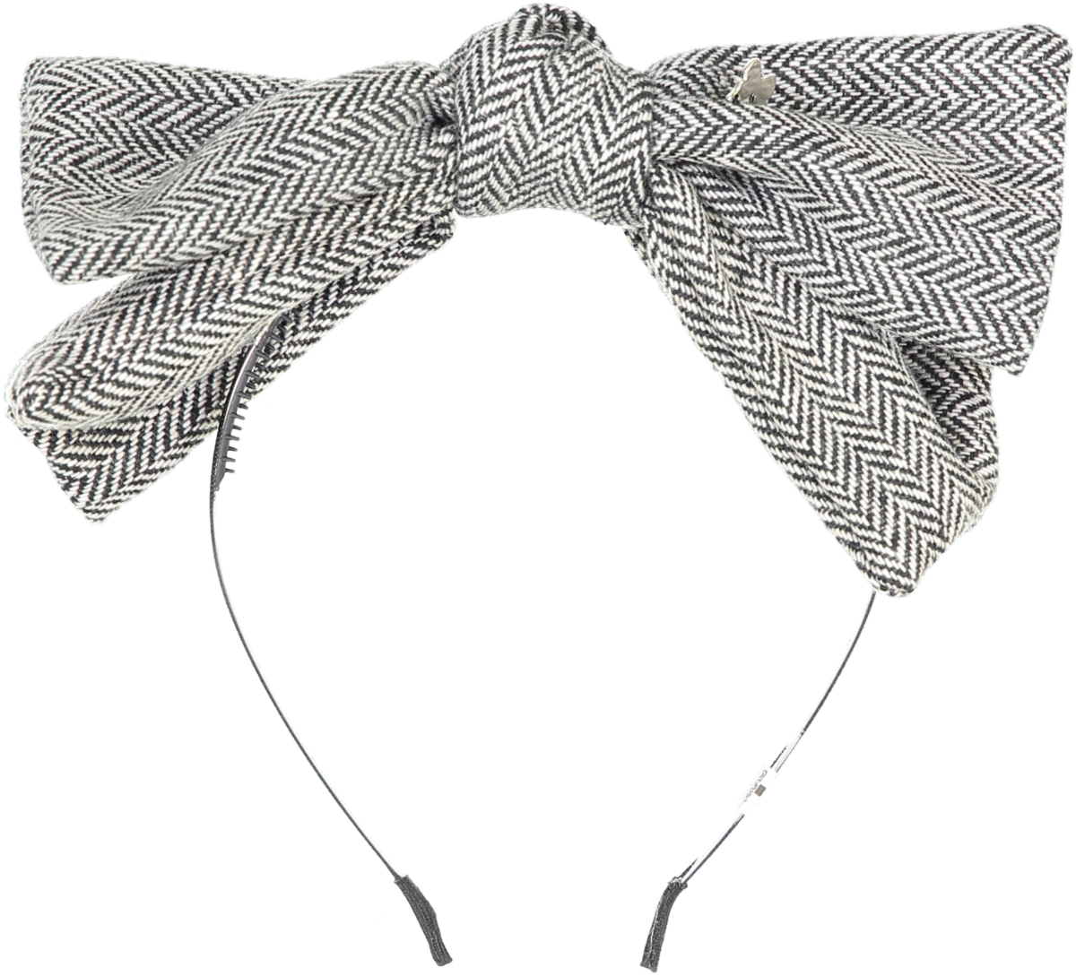 Herringbone Headband Black/White Arabellé Kids
