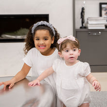 Load image into Gallery viewer, Gingham Bow Clip - Saffron