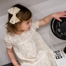 Load image into Gallery viewer, Gingham Bow Clip - Saffron