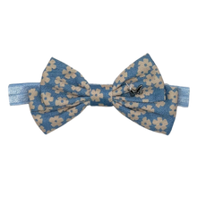 Load image into Gallery viewer, Floral Denim Baby Band - Chambray
