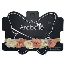 Load image into Gallery viewer, Newborn Flower Baby Band - Blush-all mini
