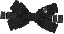 Load image into Gallery viewer, Scalloped Edge Baby Band - Black
