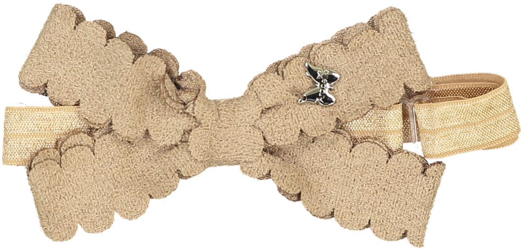 Scalloped Edge Baby Band - Peanut