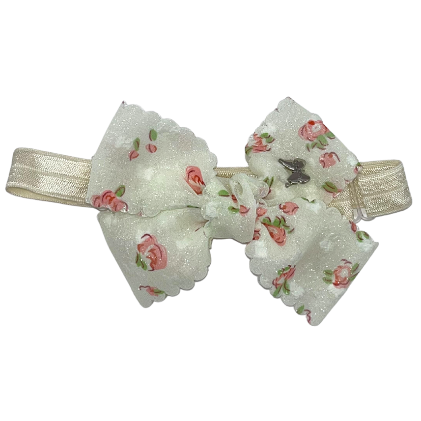 Mini Floral Baby Band - Red
