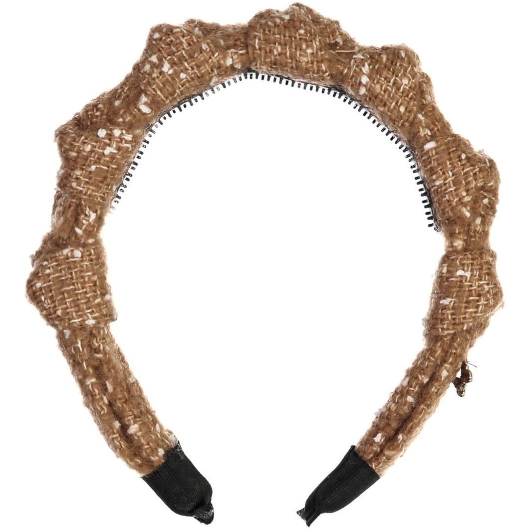 Knit Multi Knot Headband - Brown