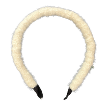 Load image into Gallery viewer, Chenille Headband - Winter White
