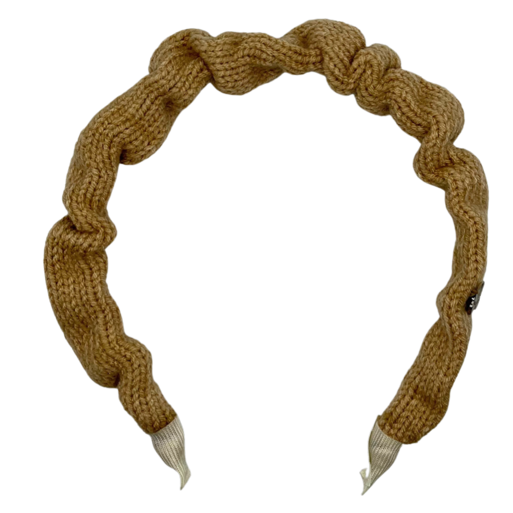 Chunky Knit Headband - Latte