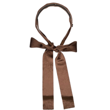 Load image into Gallery viewer, Velvet Headband With Sash- Mocha
