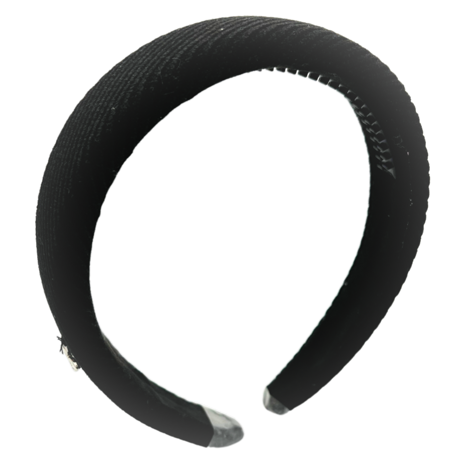 Corduroy Padded Headband - Black