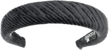 Load image into Gallery viewer, Velvet Lines Padded Headband - Black
