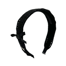 Load image into Gallery viewer, Classic Net Headband - Black
