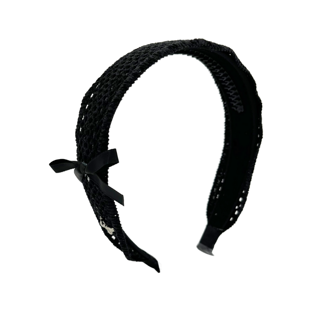 Classic Net Headband - Black