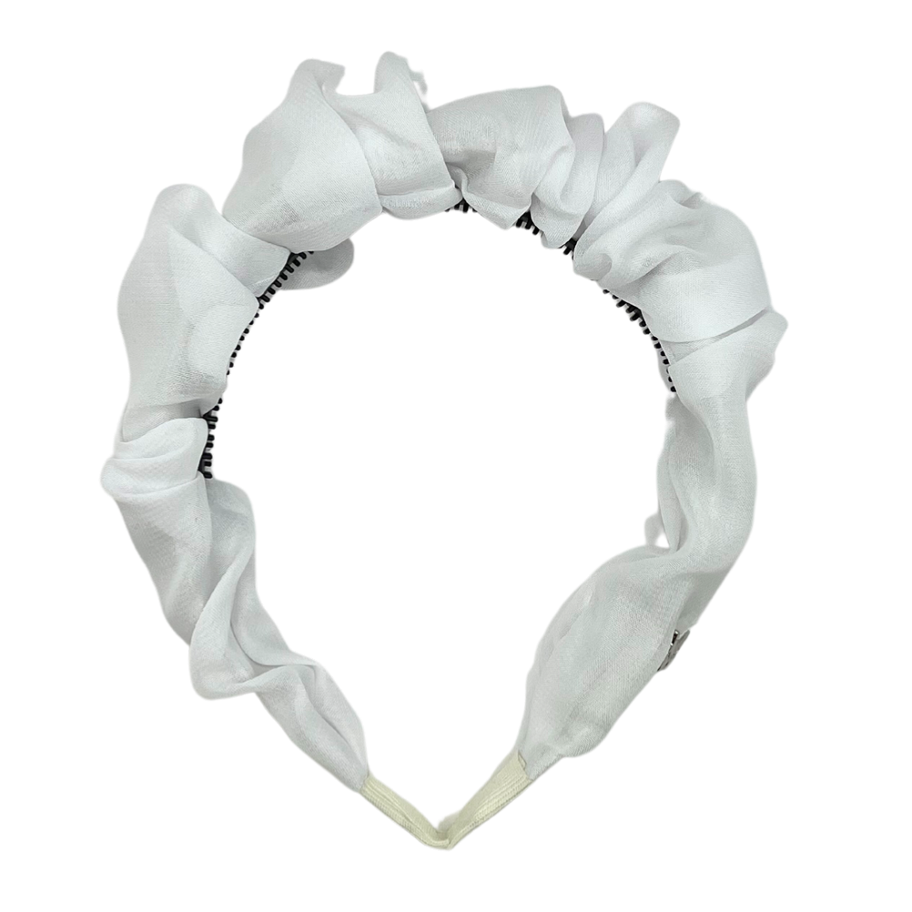 Chiffon Headband - White