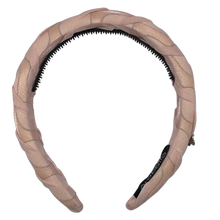 Load image into Gallery viewer, Textured Chiffon Padded Headband - Blush
