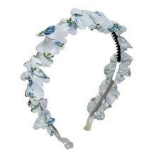 Load image into Gallery viewer, Mini Floral Headband - Blue
