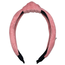 Load image into Gallery viewer, Terry Top Knot Headband - Pink
