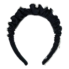 Load image into Gallery viewer, Quilted Diamond Lux Headband - Black
