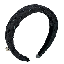 Load image into Gallery viewer, Denim Headband - Black Denim
