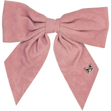 Load image into Gallery viewer, Velvet Bow Clip - Mauve
