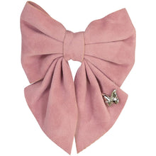 Load image into Gallery viewer, Velvet Bow Clip - Mauve
