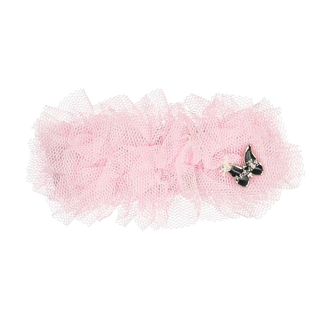 Tulle Snap Clip - Blush