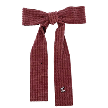 Load image into Gallery viewer, Quilted Velour Large Clip - Berry
