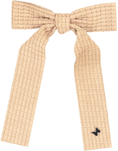 Load image into Gallery viewer, Quilted Velour Large Clip - Taupe
