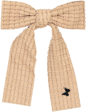Load image into Gallery viewer, Quilted Velour Medium Clip - Taupe
