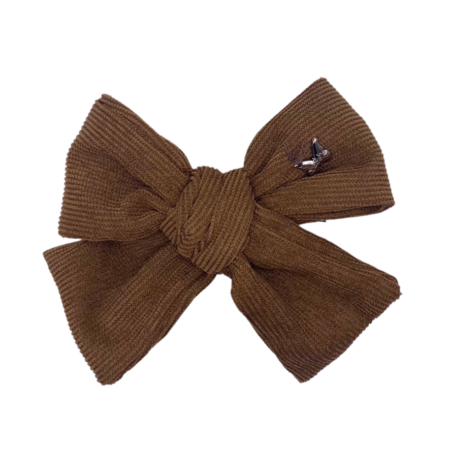 Corduroy Medium Clip - Light Walnut