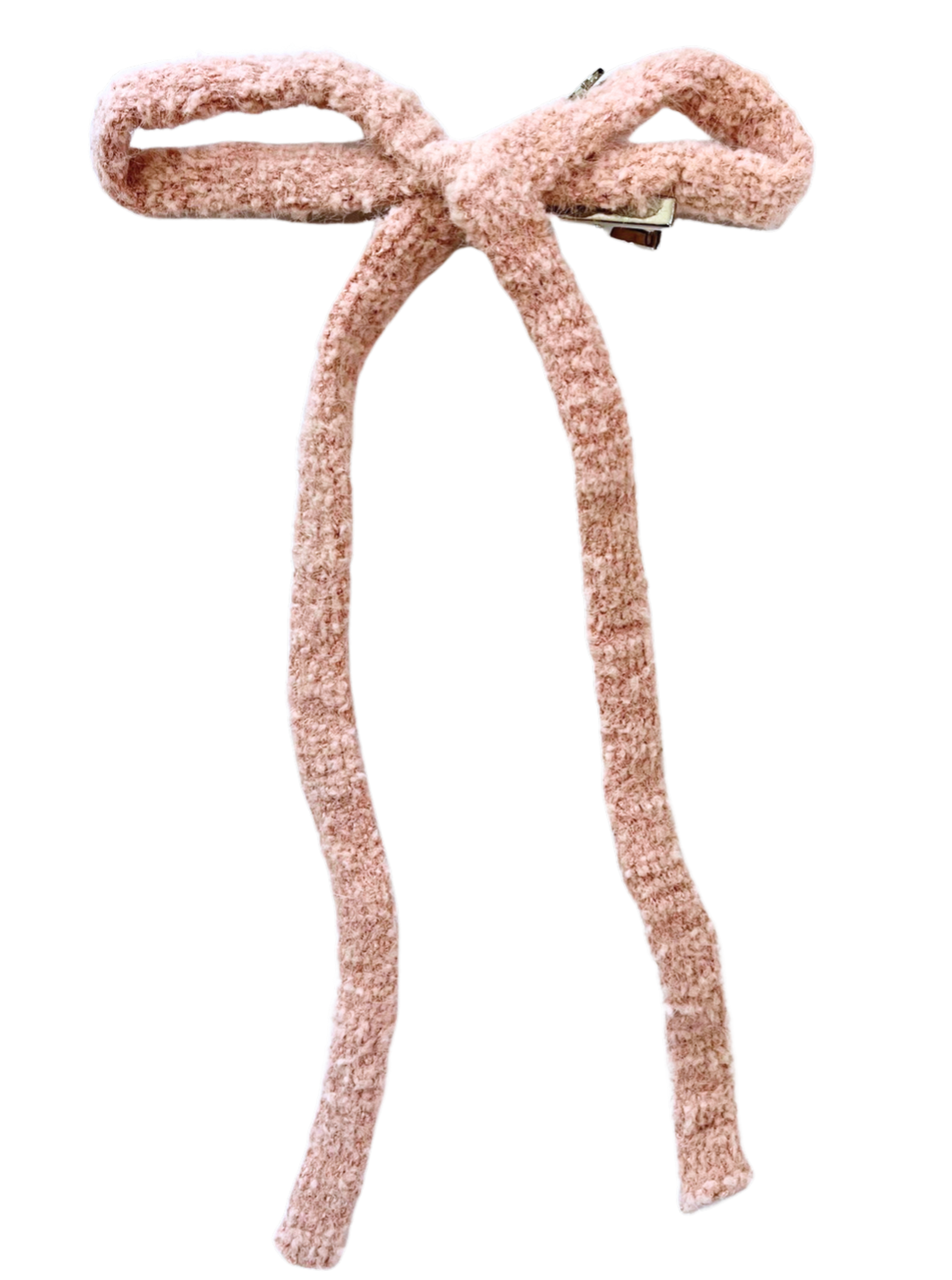 Chenille Large Clip - Mauve