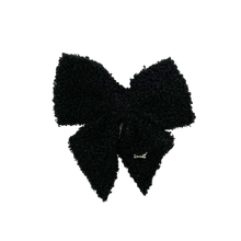 Load image into Gallery viewer, Teddy Medium Bow Clip - Black
