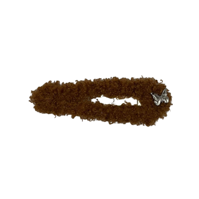 Teddy Snap Clip - Caramel