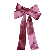 Load image into Gallery viewer, Velvet Bow Clip - Mauve
