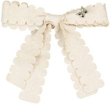 Load image into Gallery viewer, Scalloped Edge Medium Clip - Cream
