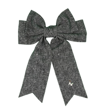 Load image into Gallery viewer, Mini Tweed Clip - Black
