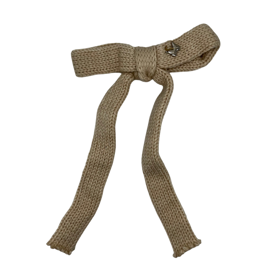 Chunky Knit Large Clip - Natural