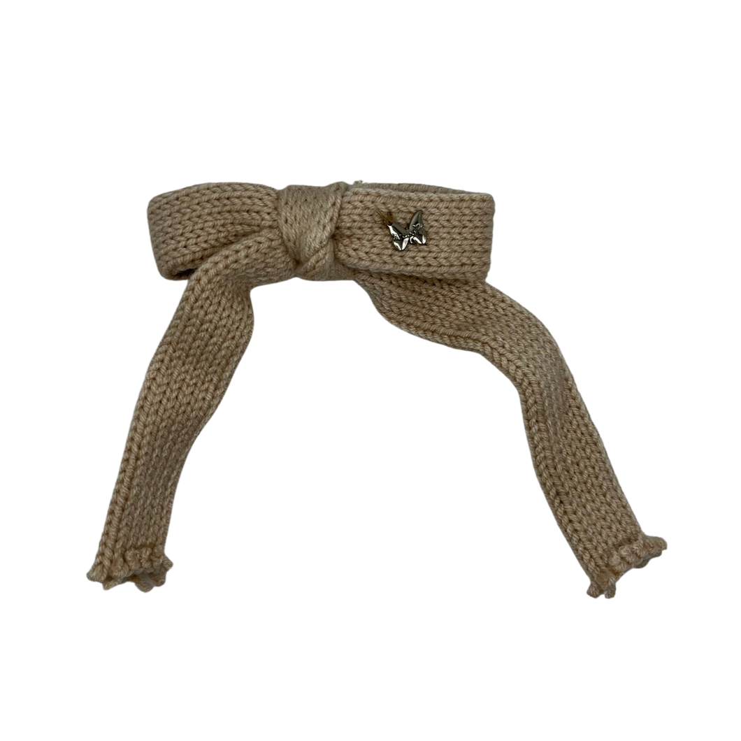 Chunky Knit Medium Clip - Natural