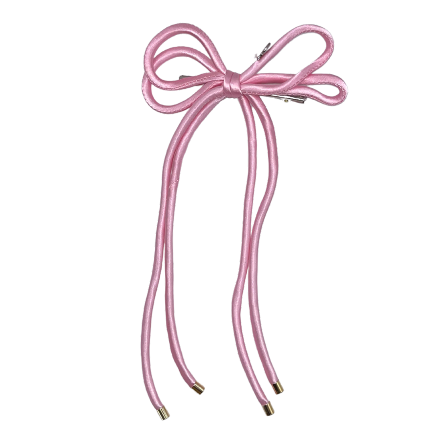 Satin Large Clip - Blush