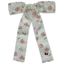 Load image into Gallery viewer, Mini Floral Large Clip- Red
