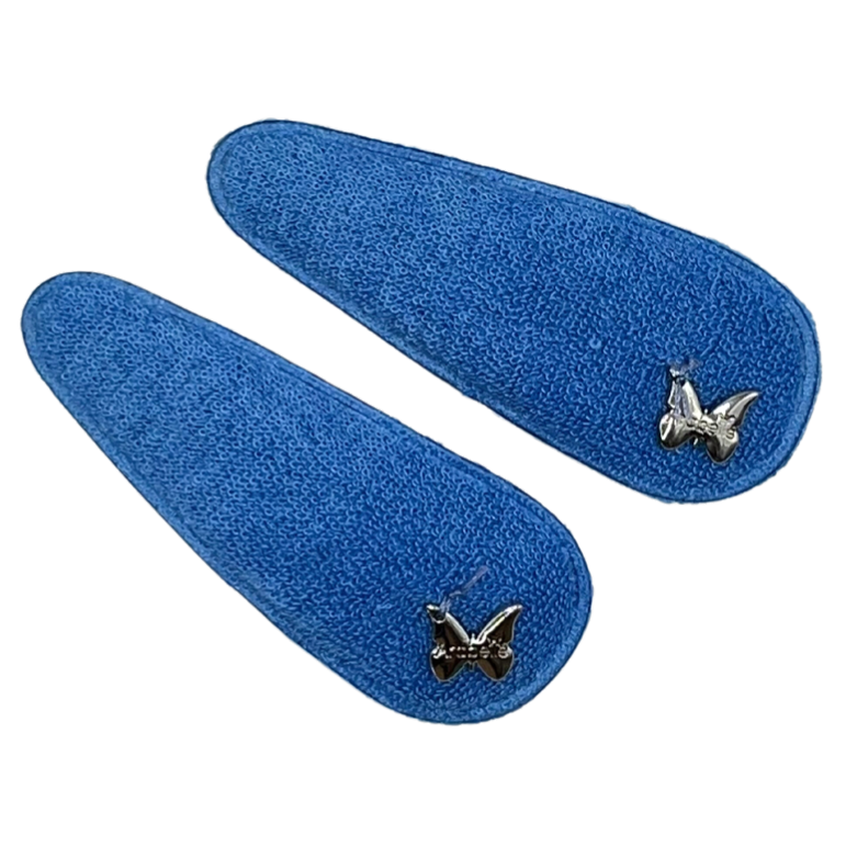 Terry Snap Clip Set - Denim