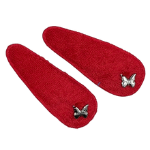 Load image into Gallery viewer, Terry Snap Clip Set - Red
