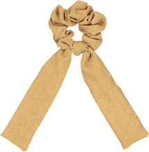 Load image into Gallery viewer, Corduroy Scrunchie with Tails - Light Walnut
