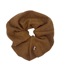 Load image into Gallery viewer, Corduroy Oversized Scrunchie - Light Walnut
