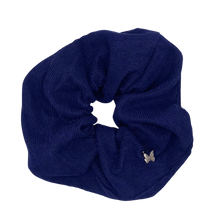 Load image into Gallery viewer, Corduroy Oversized Scrunchie - Navy
