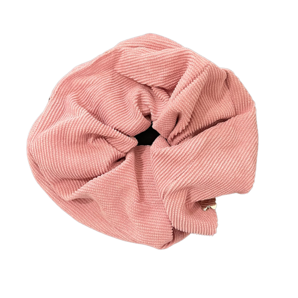 Corduroy Oversized Scrunchie - Rosewood