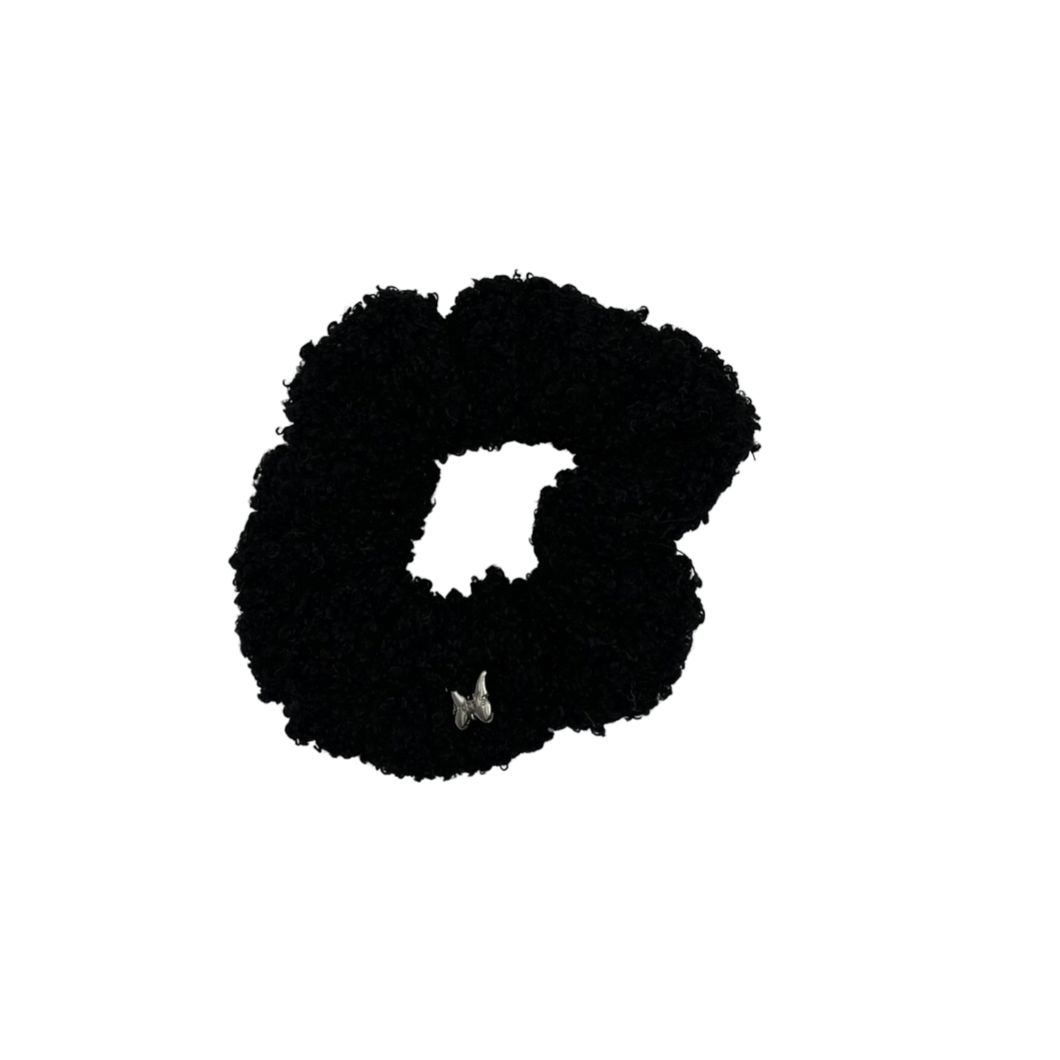 Teddy Scrunchie - Black