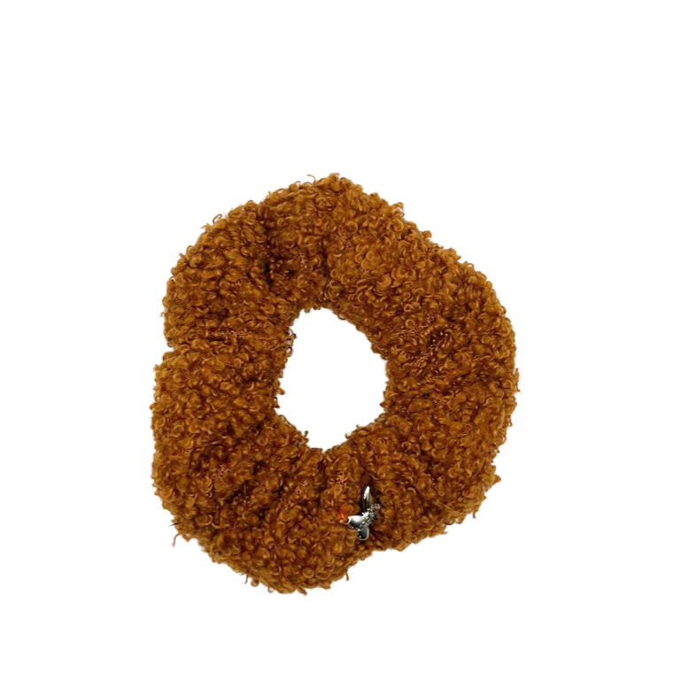 Teddy Scrunchie - Caramel