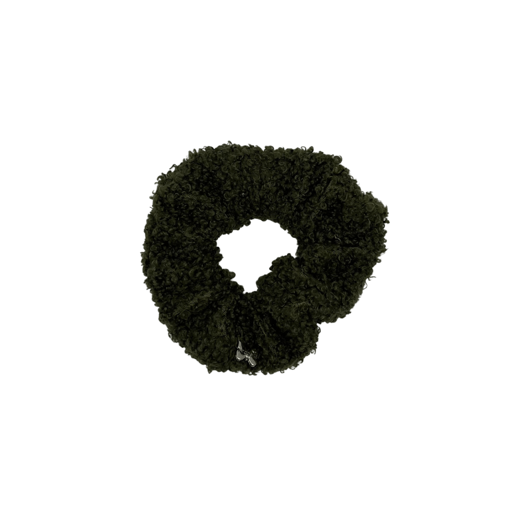 Teddy Scrunchie - Evergreen