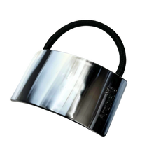 Load image into Gallery viewer, Resin Square Edge Pony - Black Strokes
