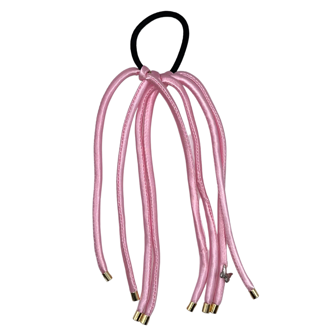 Satin Pony with Strings - Blush